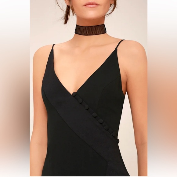 C/MEO COLLECTIVE NWT Presence Midi Elegant Black Sleeveless Dress - Picture 12 of 13